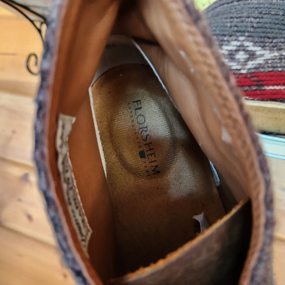 Clarks 💙Woolrich 66303 Leather Aztec Chukka Desert Boot Tribal Crepe Shoe Sz 13 - Picture 7 of 14